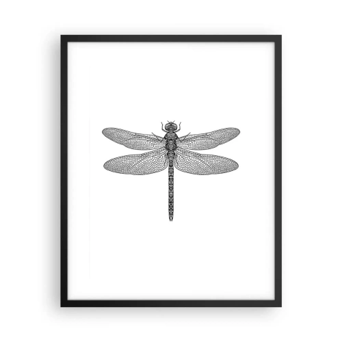 Poster in einem schwarzem Rahmen - Präzision der Natur - 40x50 cm