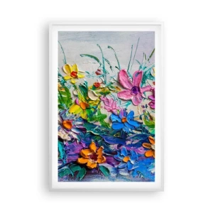 Poster in einem weißen Rahmen - Überhaupt kein Stillleben - 61x91 cm