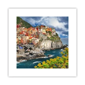 Poster - Eine Gruppe umarmt die Felsen - 30x30 cm