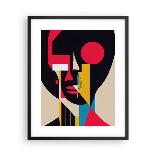 Poster in einem schwarzem Rahmen - Ihre innere Welt - 40x50 cm