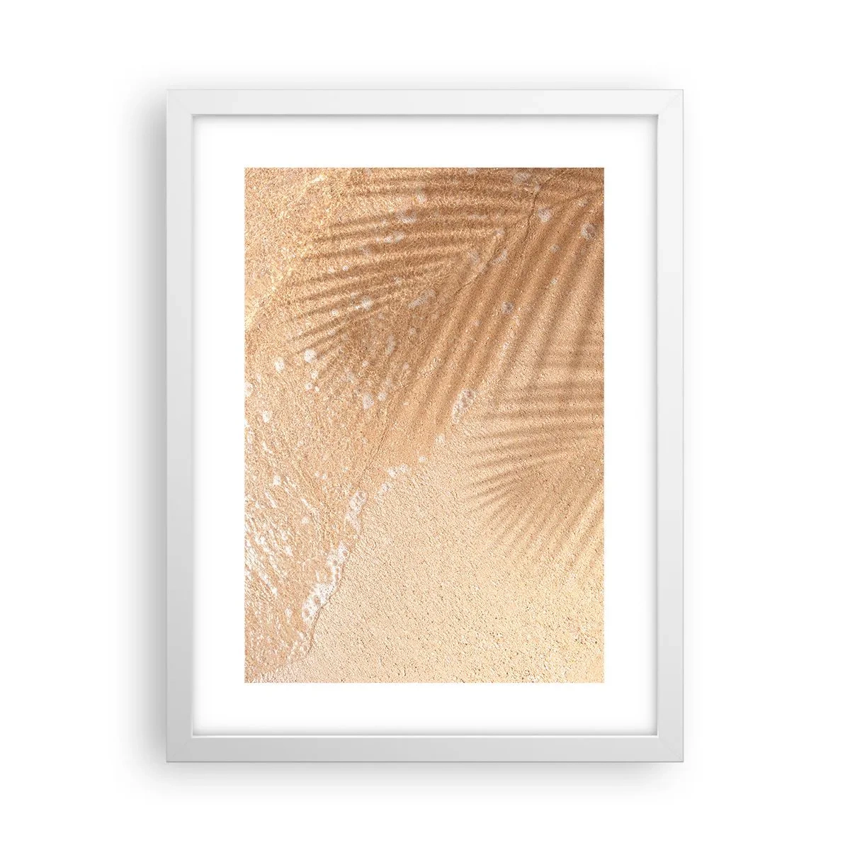 Poster in einem weißen Rahmen - Der Schatten eines heißen Sommers - 30x40 cm