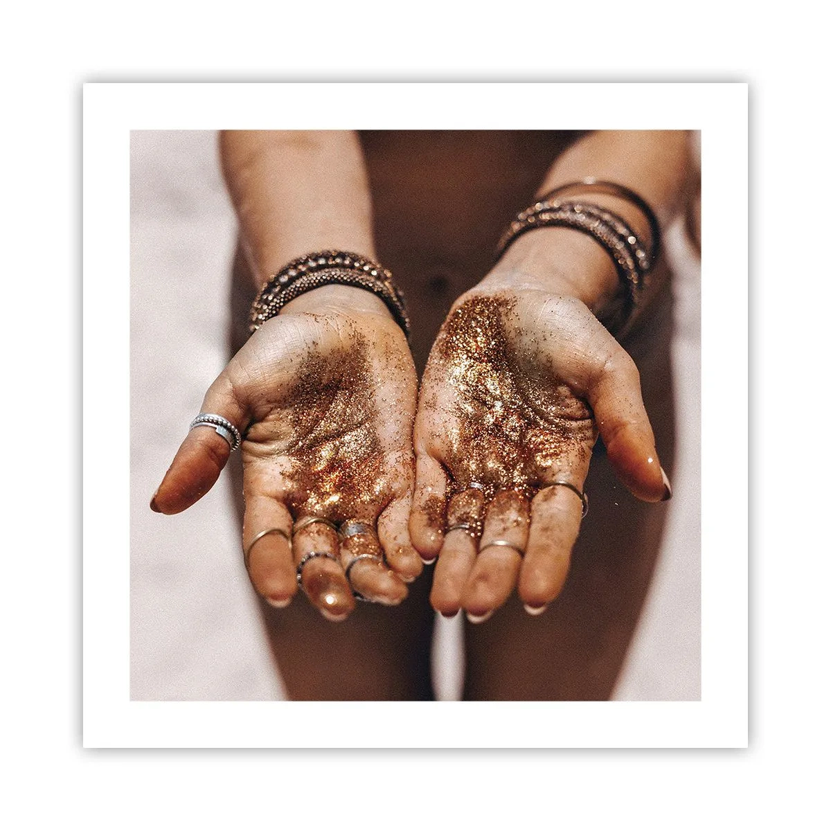 Poster - Ein Geschenk für dich - 50x50 cm