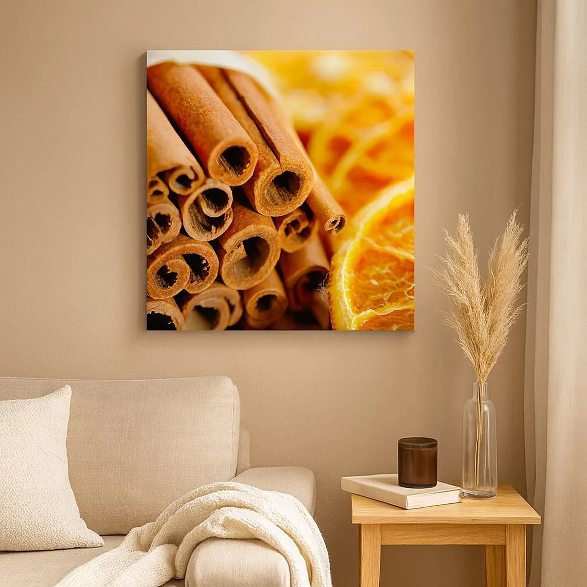 Bild auf Leinwand - Leinwandbild - Kannst du ihr Aroma riechen? - 30x30 cm