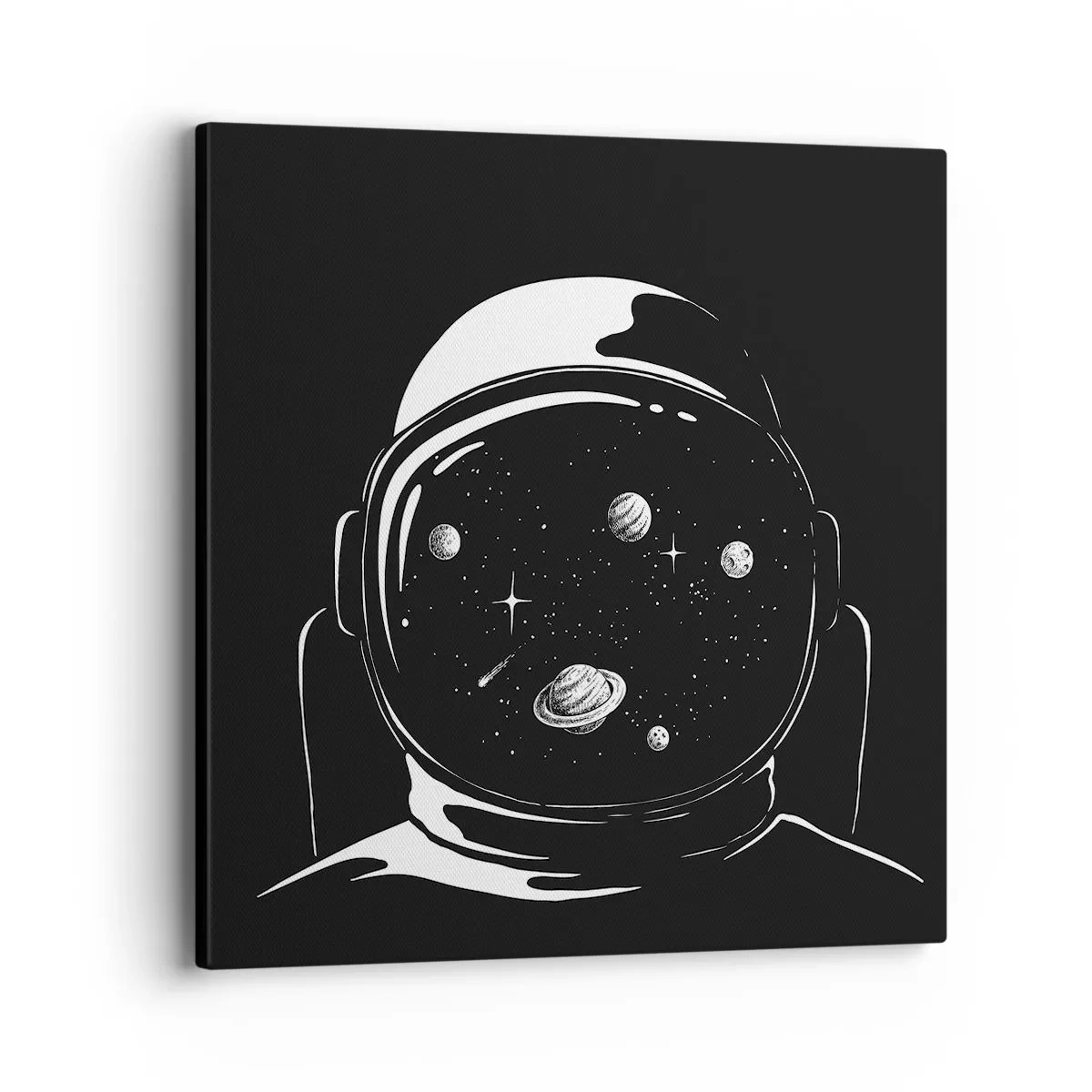 Bild auf Leinwand - Leinwandbild - Schöne Aussicht - 40x40 cm