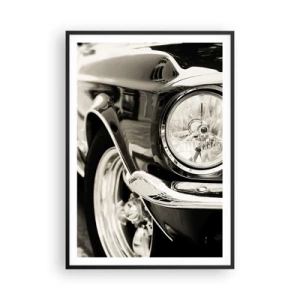 Poster in einem schwarzem Rahmen - Dauerhafter Glanz - 70x100 cm