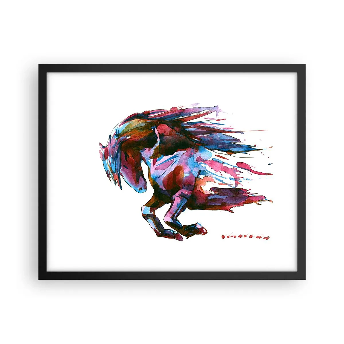 Poster in einem schwarzem Rahmen - In Verzückung - 50x40 cm