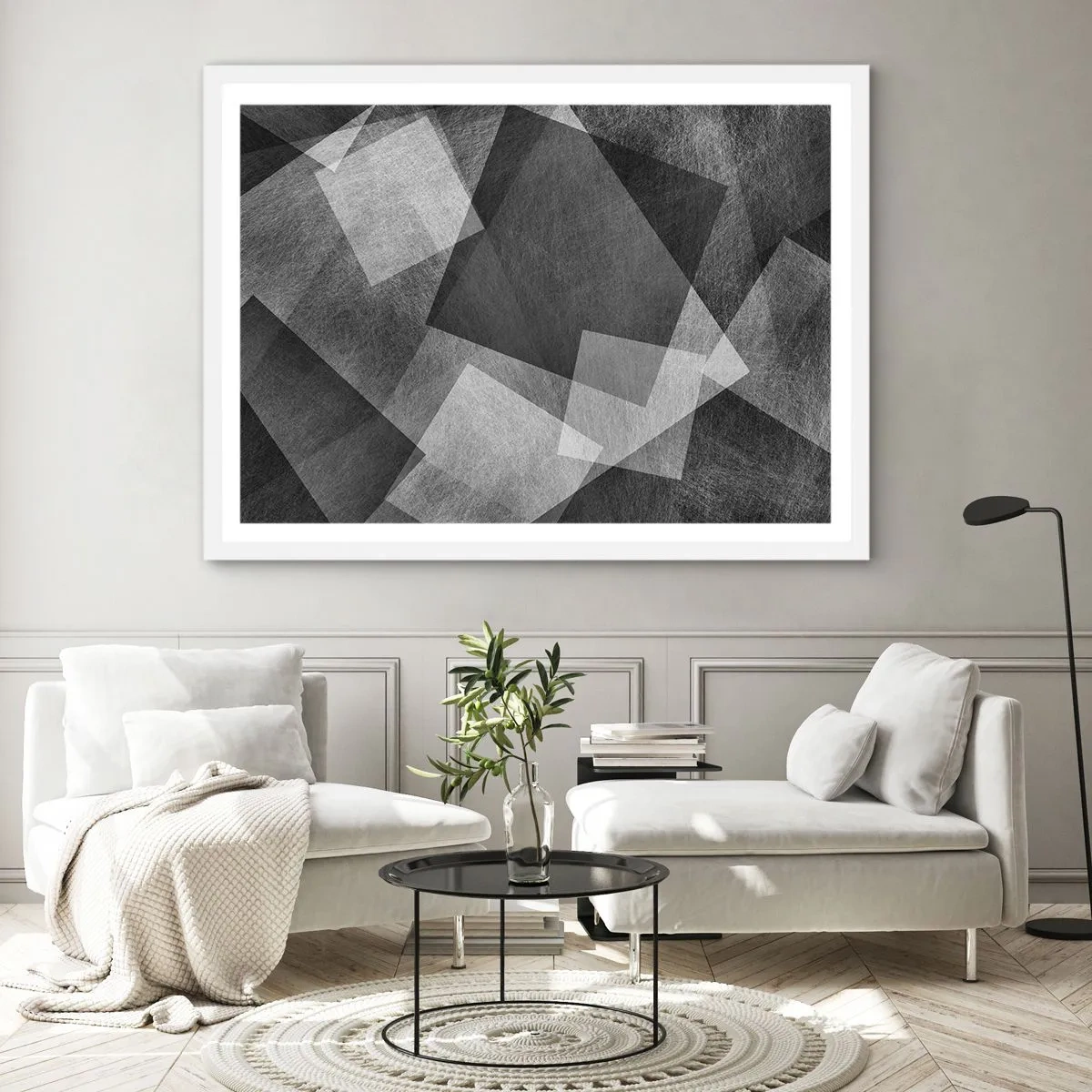 Poster in einem weißen Rahmen - Das ewige Symbol für Beständigkeit und Ordnung - 100x70 cm