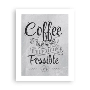 Poster - Wie kann man Kaffee nicht lieben? - 40x50 cm