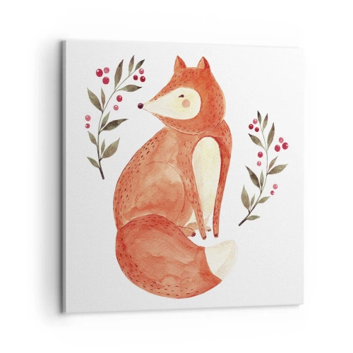 Bild auf Leinwand - Leinwandbild - Kleine Rothaarige - 60x60 cm