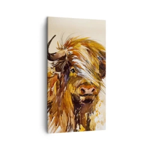 Bild auf Leinwand - Leinwandbild - Stolz des Jägers - 45x80 cm