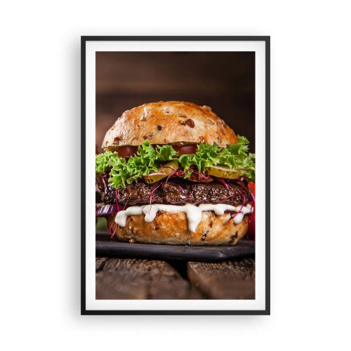 Poster in einem schwarzem Rahmen - Amerikanischer Traum - 61x91 cm