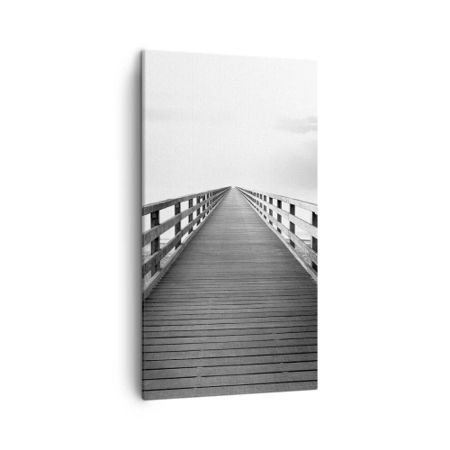 Bild auf Leinwand - Leinwandbild - In die Ferne ... - 45x80 cm
