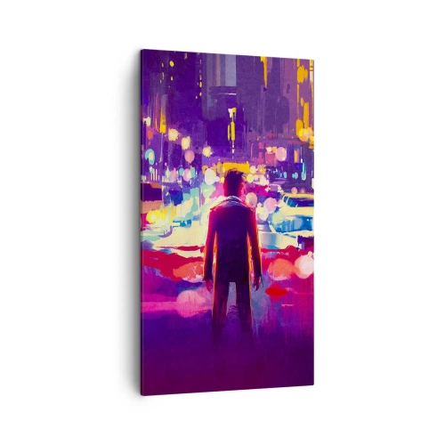 Bild auf Leinwand - Leinwandbild - Eingetaucht in das Licht - 45x80 cm