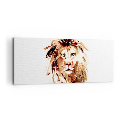 Bild auf Leinwand - Leinwandbild - Stärke und Würde - 100x40 cm