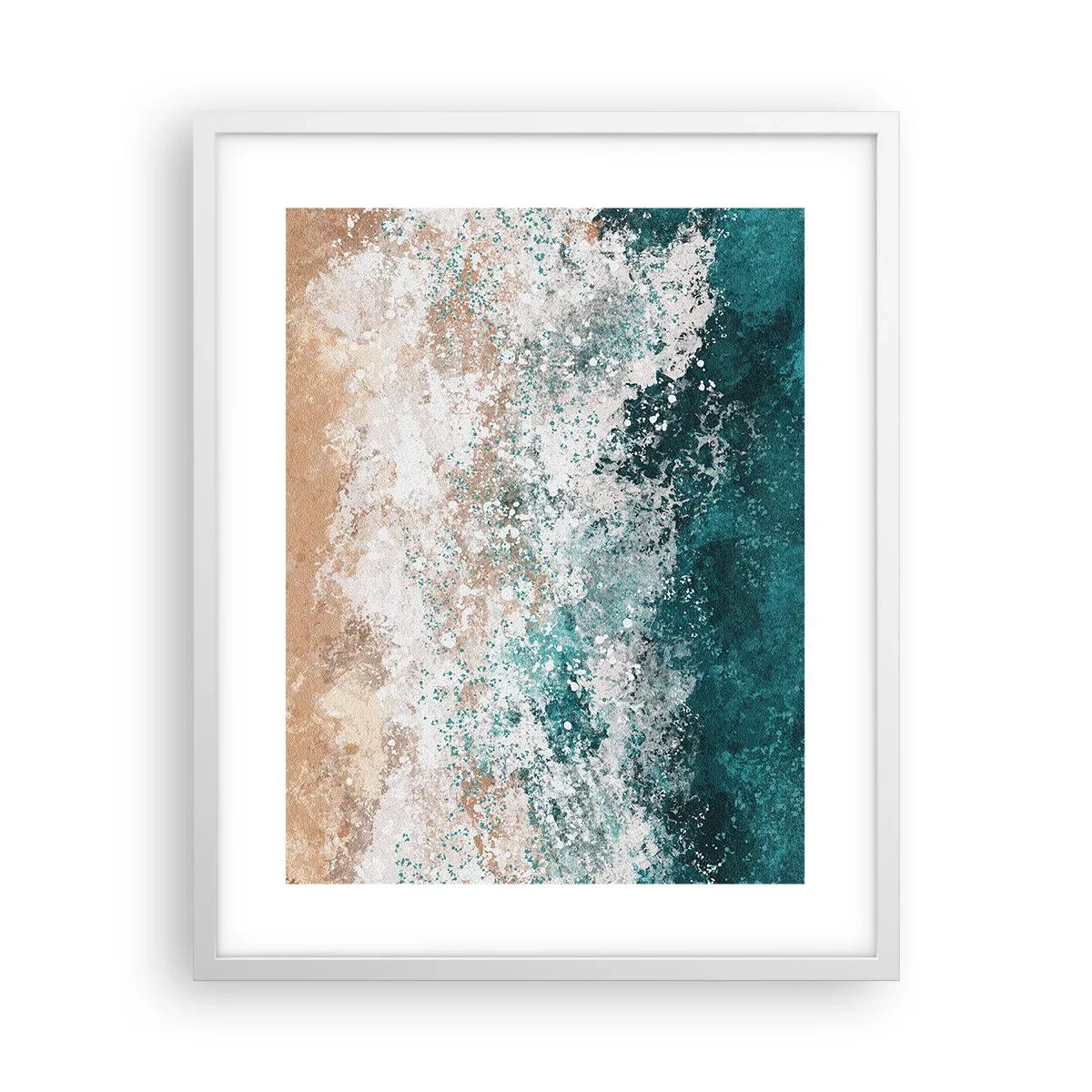 Poster in einem weißen Rahmen - Meeresgeschichten - 40x50 cm