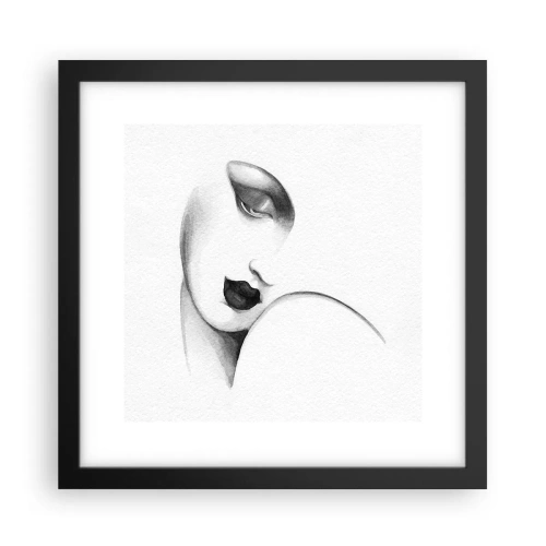 Poster in einem schwarzem Rahmen - Im Stil von Łempicka - 30x30 cm
