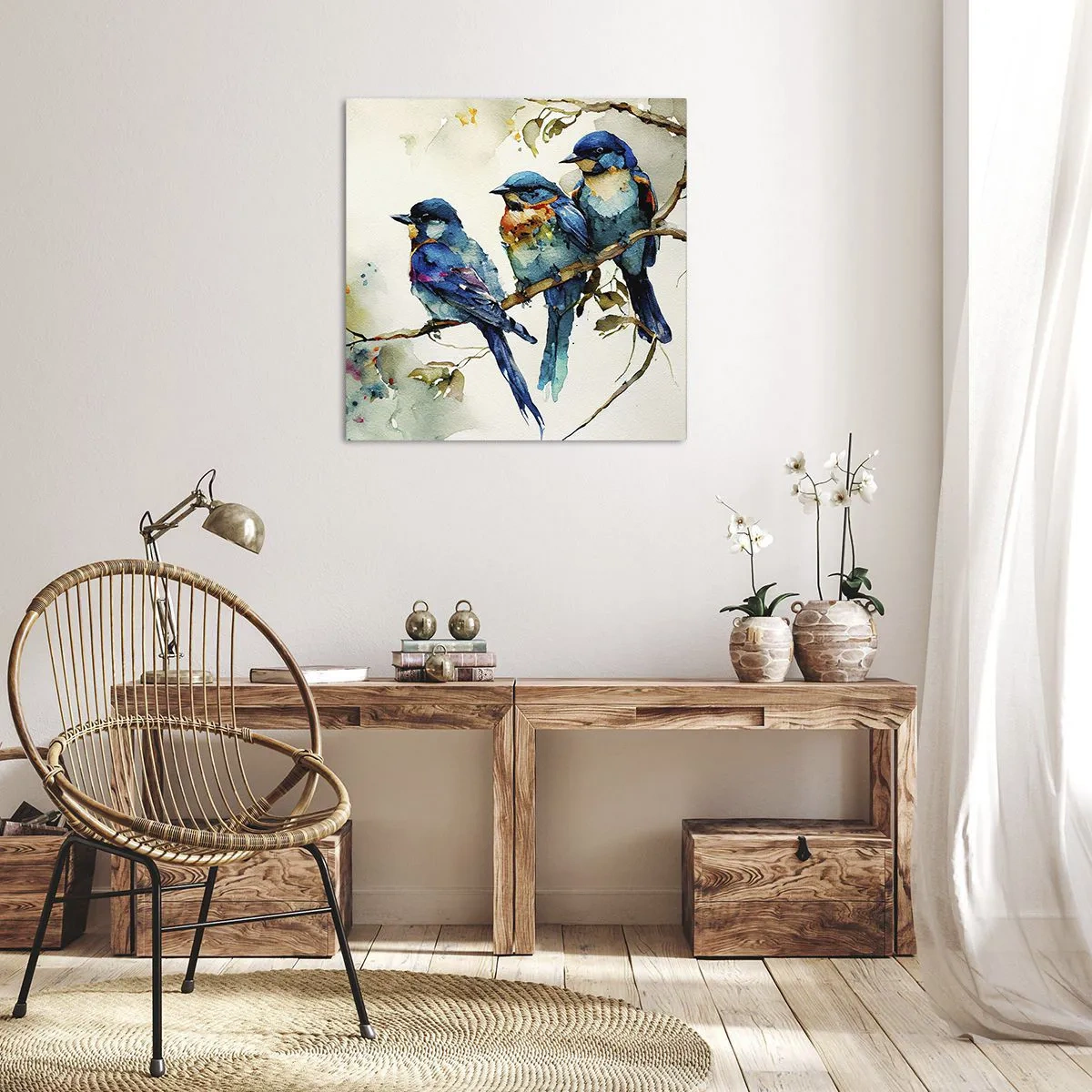 Bild auf Leinwand - Leinwandbild - War er beleidigt? - 30x30 cm