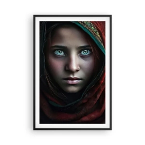 Poster in einem schwarzem Rahmen - Prinzessin aus dem Osten - 61x91 cm