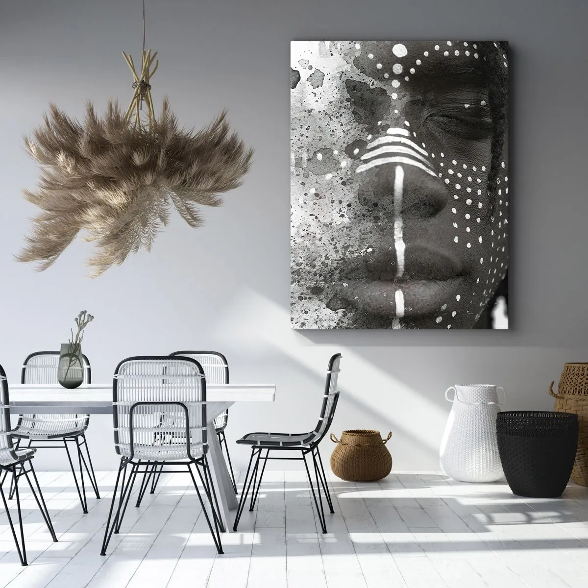 Bild auf Leinwand - Leinwandbild - Entdecke den Urgeist - 45x80 cm