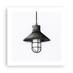 Poster - Wie vor Jahren… - 50x50 cm