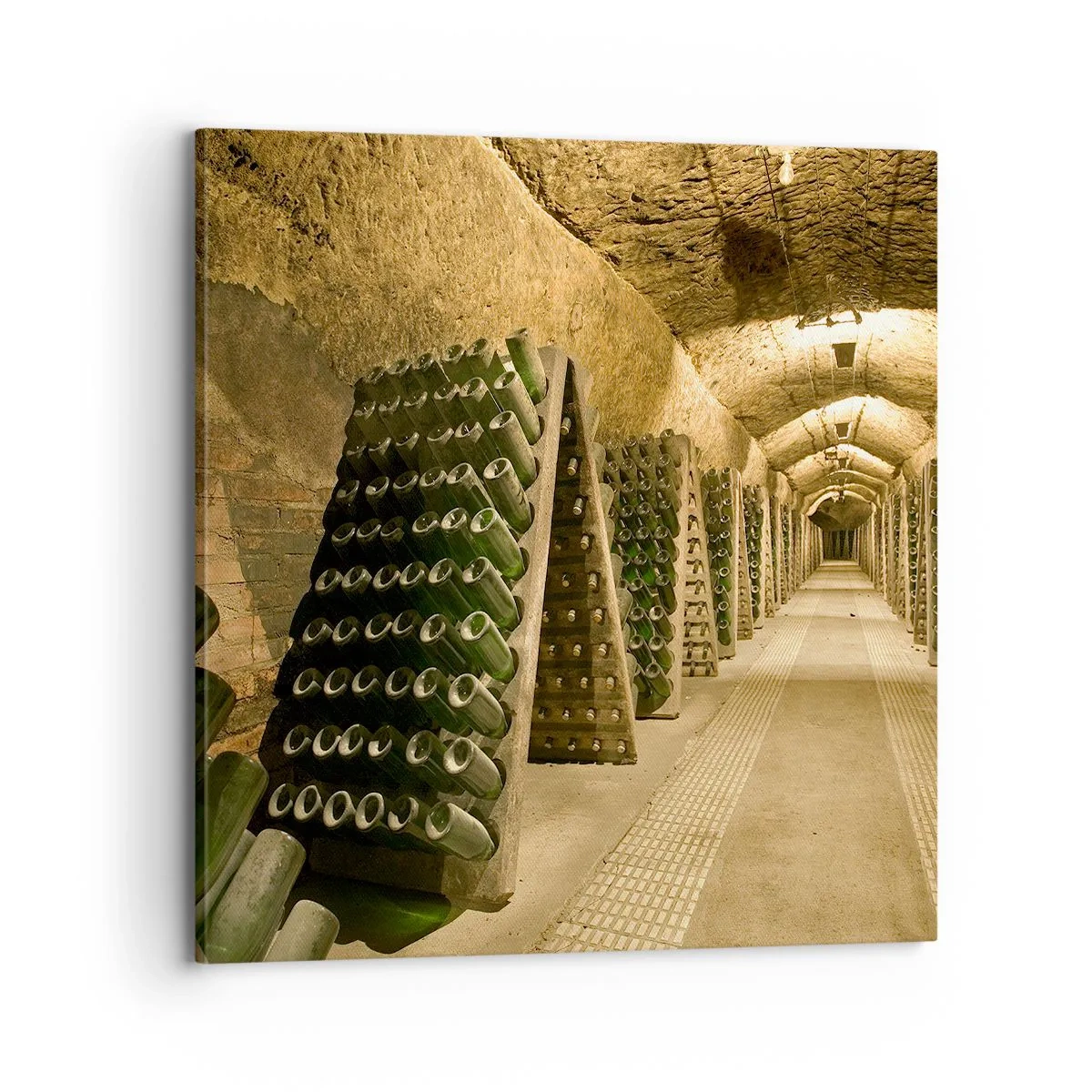 Bild auf Leinwand - Leinwandbild - Die Geburt des Geschmacks - 70x70 cm