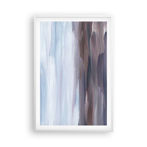 Poster in einem weißen Rahmen - Elemente: Wasser - 61x91 cm