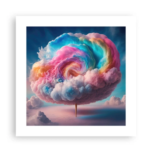 Poster - Traum von einem Vergnügungspark - 40x40 cm