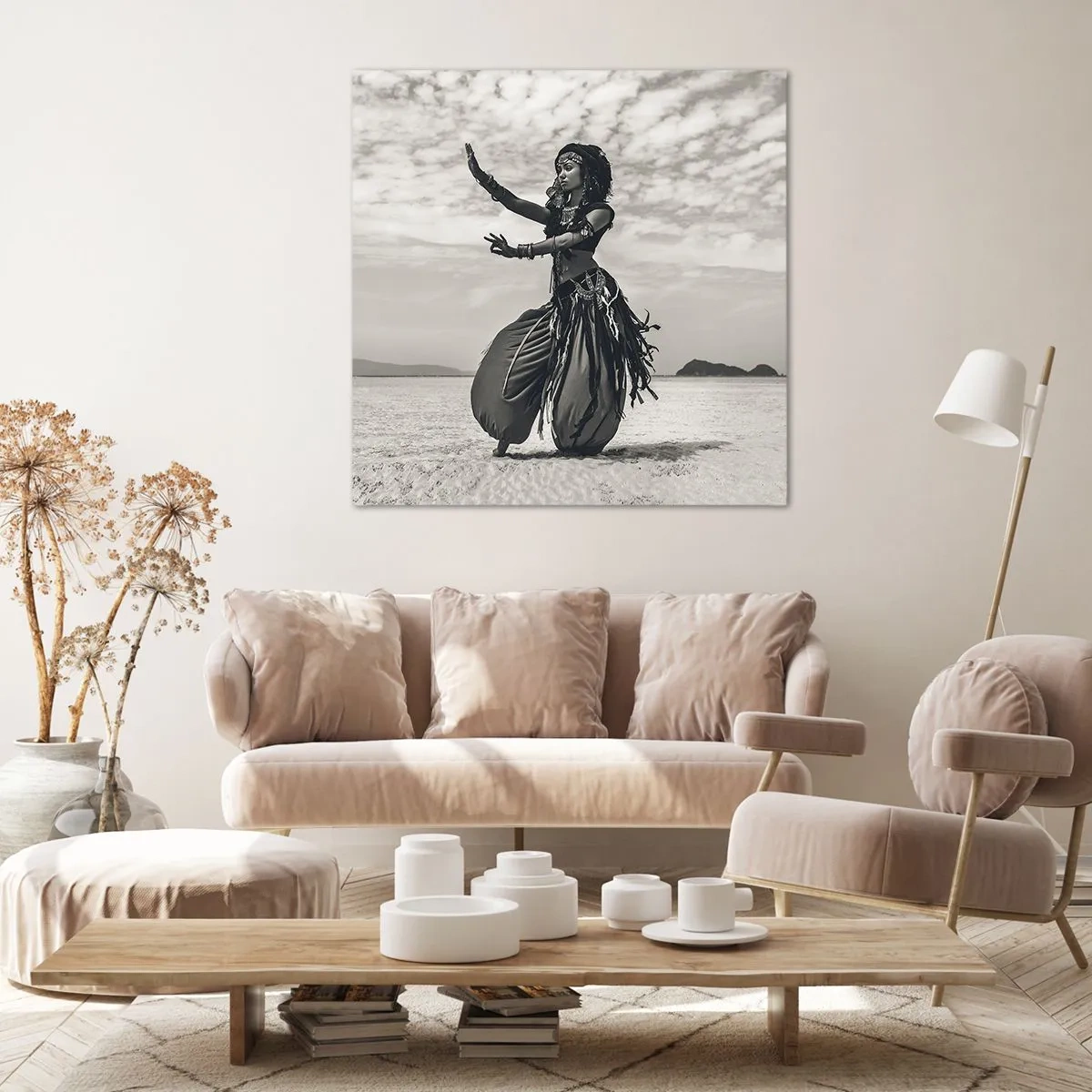 Bild auf Leinwand - Leinwandbild - Der Tanz der südlichen Inseln - 40x40 cm