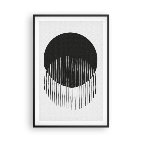 Poster in einem schwarzem Rahmen - Sein Alter Ego - 61x91 cm