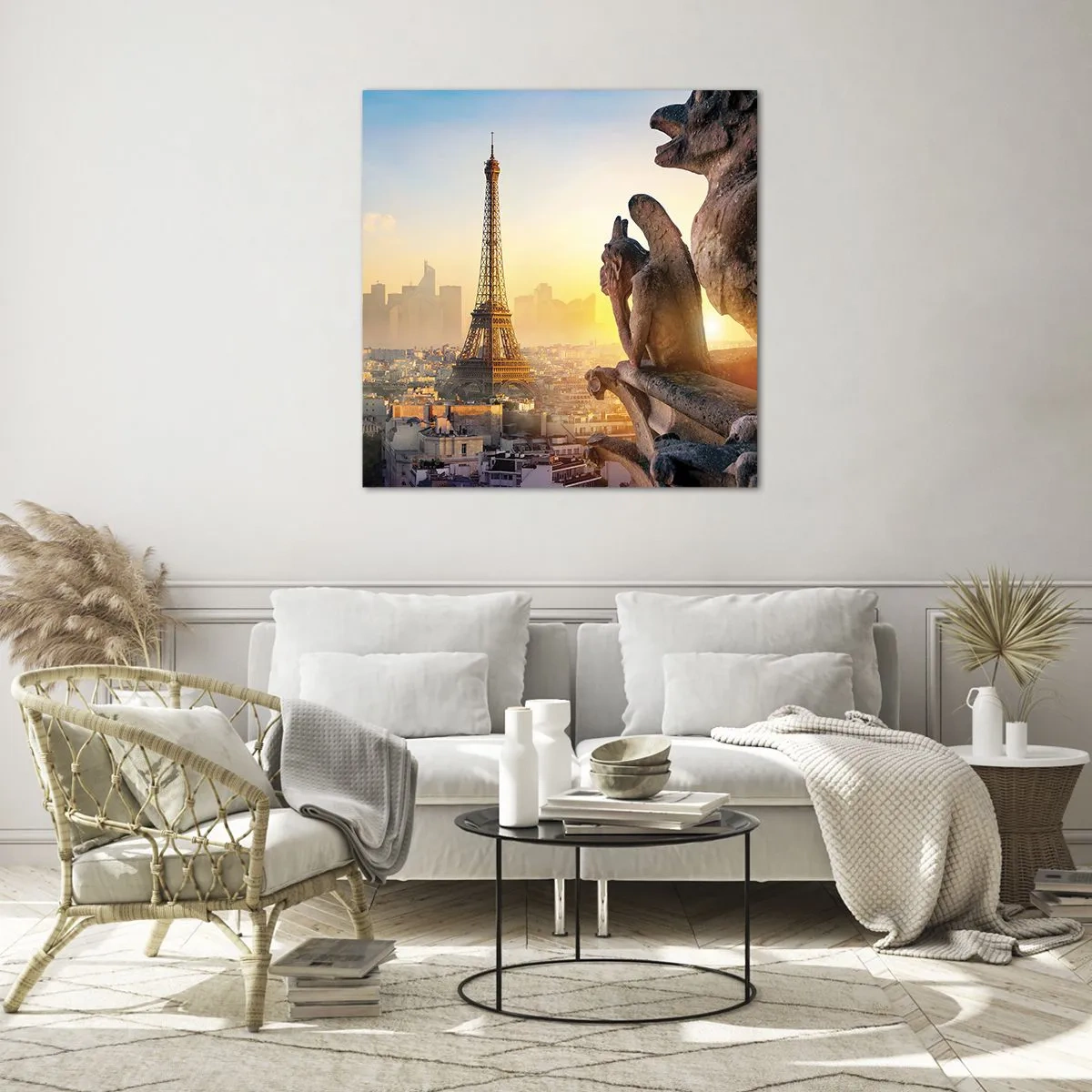 Glasbild - Bild auf glas - Vieles hat sich geändert ... - 50x50 cm