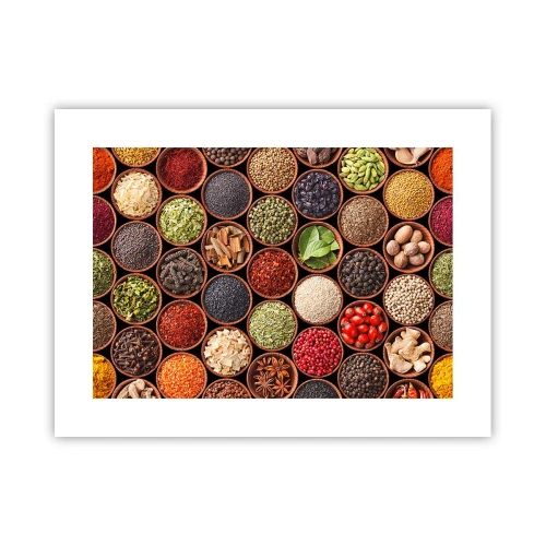 Poster - Alle Aromen der Welt - 40x30 cm