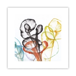 Poster - Blumen mit Seele - 30x30 cm