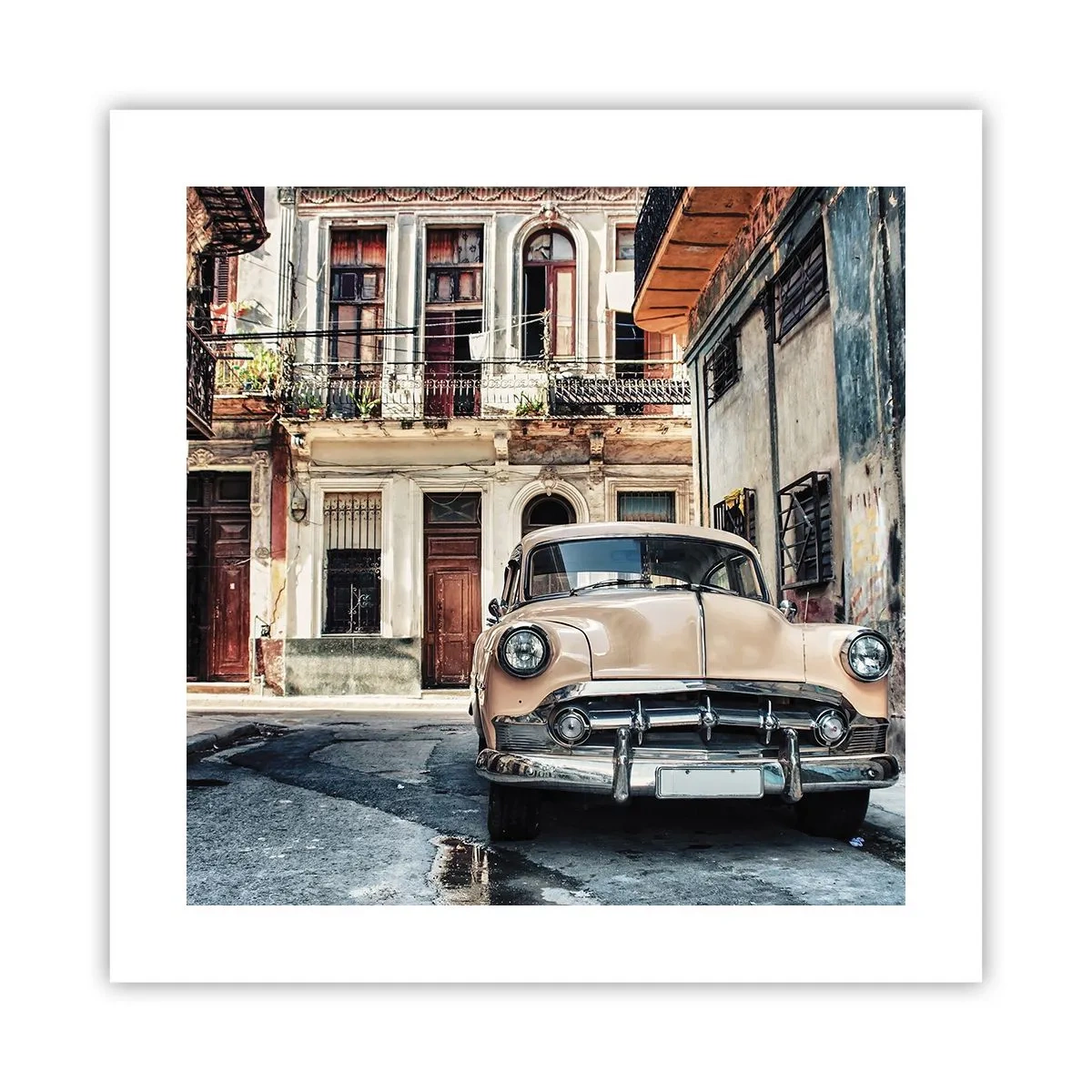 Poster - Die Siesta in Havanna - 40x40 cm