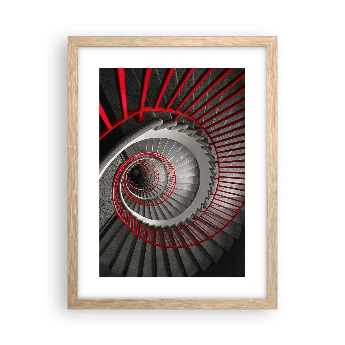 Poster in einem Rahmen aus heller Eiche - Architekturspaß - 30x40 cm