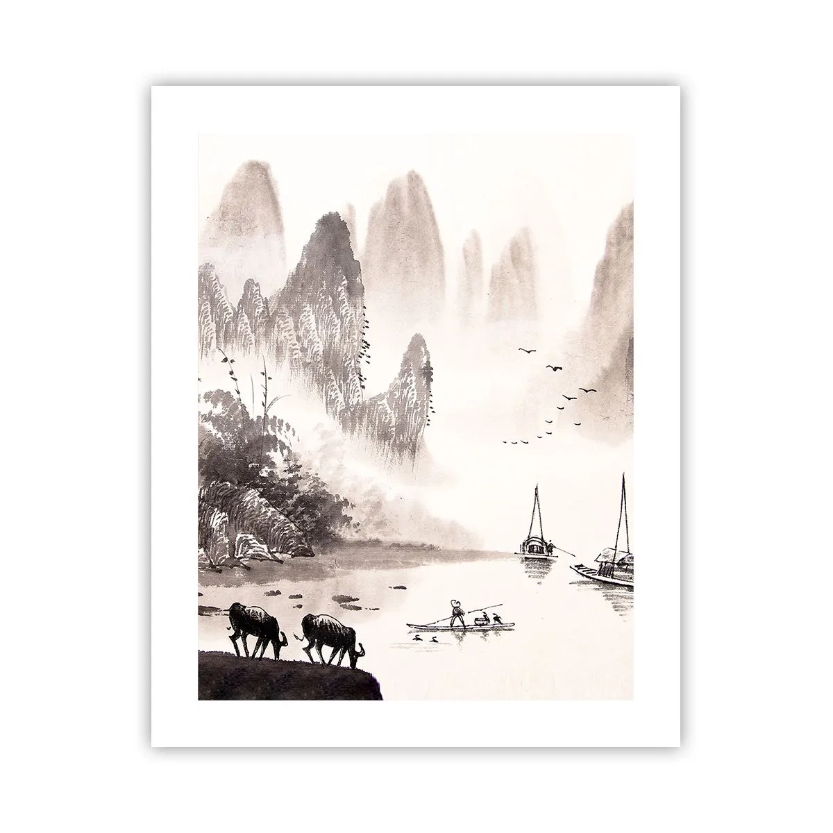 Poster - Der exotische Alltag des Ostens - 40x50 cm