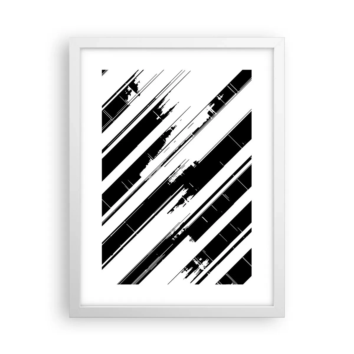 Poster in einem weißen Rahmen - Eine intensive und dynamische Komposition - 30x40 cm