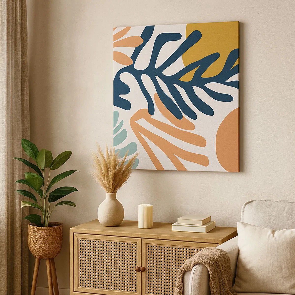 Bild auf Leinwand - Leinwandbild - Korallenmeere - 30x30 cm