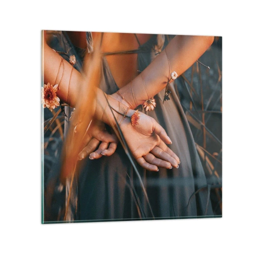 Glasbild - Bild auf glas - Verbunden mit der Natur - 30x30 cm