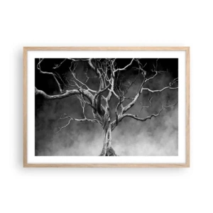 Poster in einem Rahmen aus heller Eiche - Ursprünglich und heilig - 70x50 cm