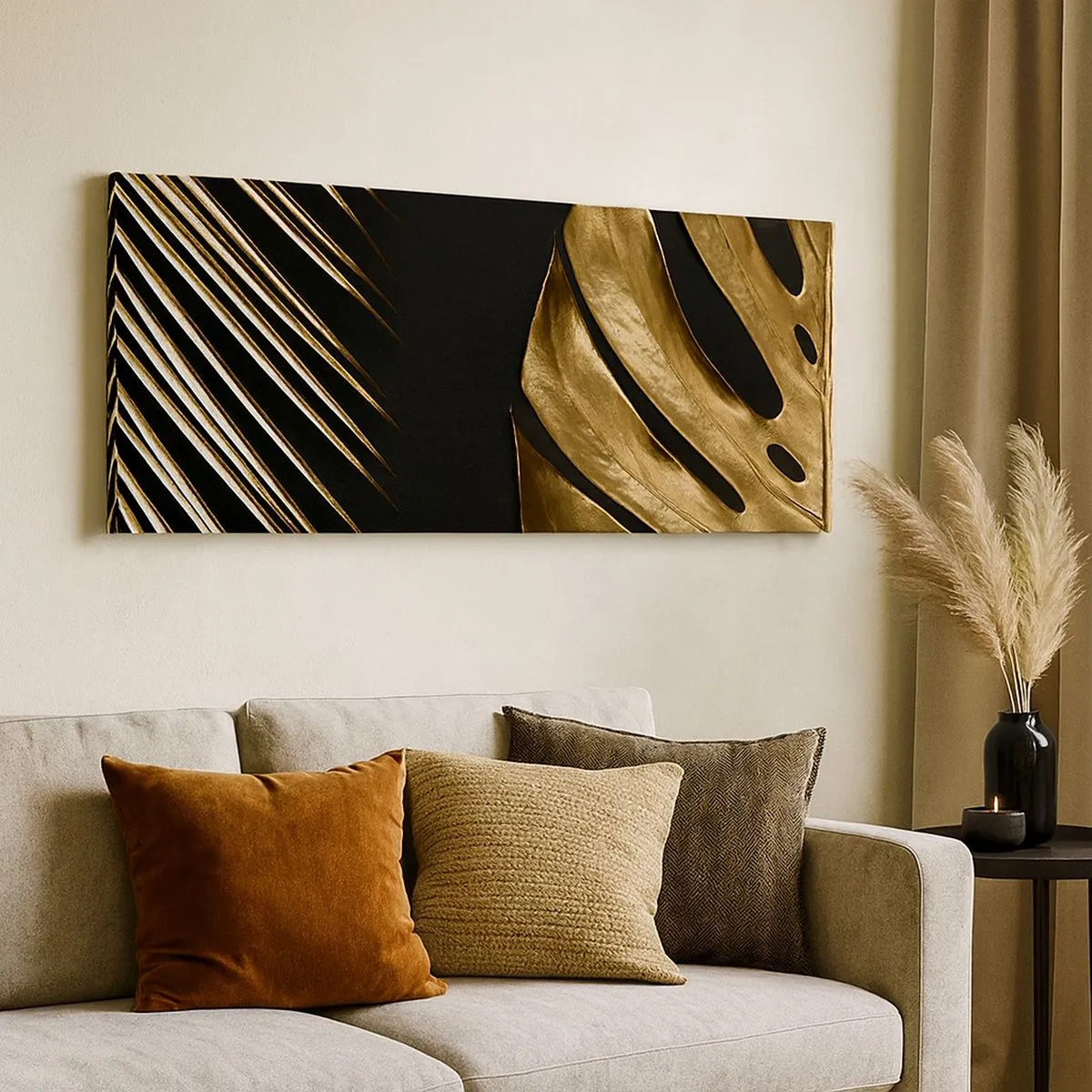 Bild auf Leinwand - Leinwandbild - Anders und genauso teuer - 100x40 cm