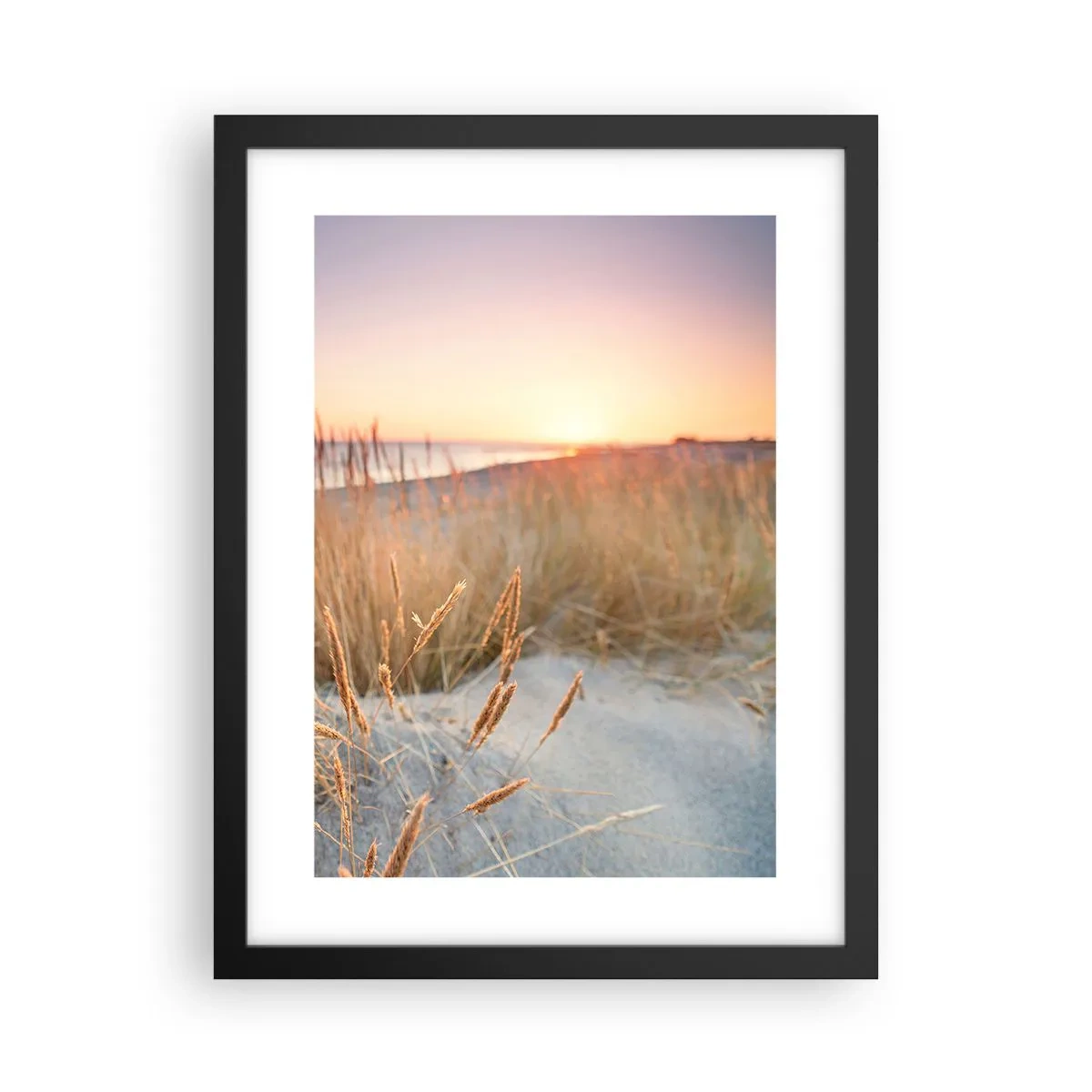 Poster in einem schwarzem Rahmen - Das baltische Wiegenlied - 30x40 cm