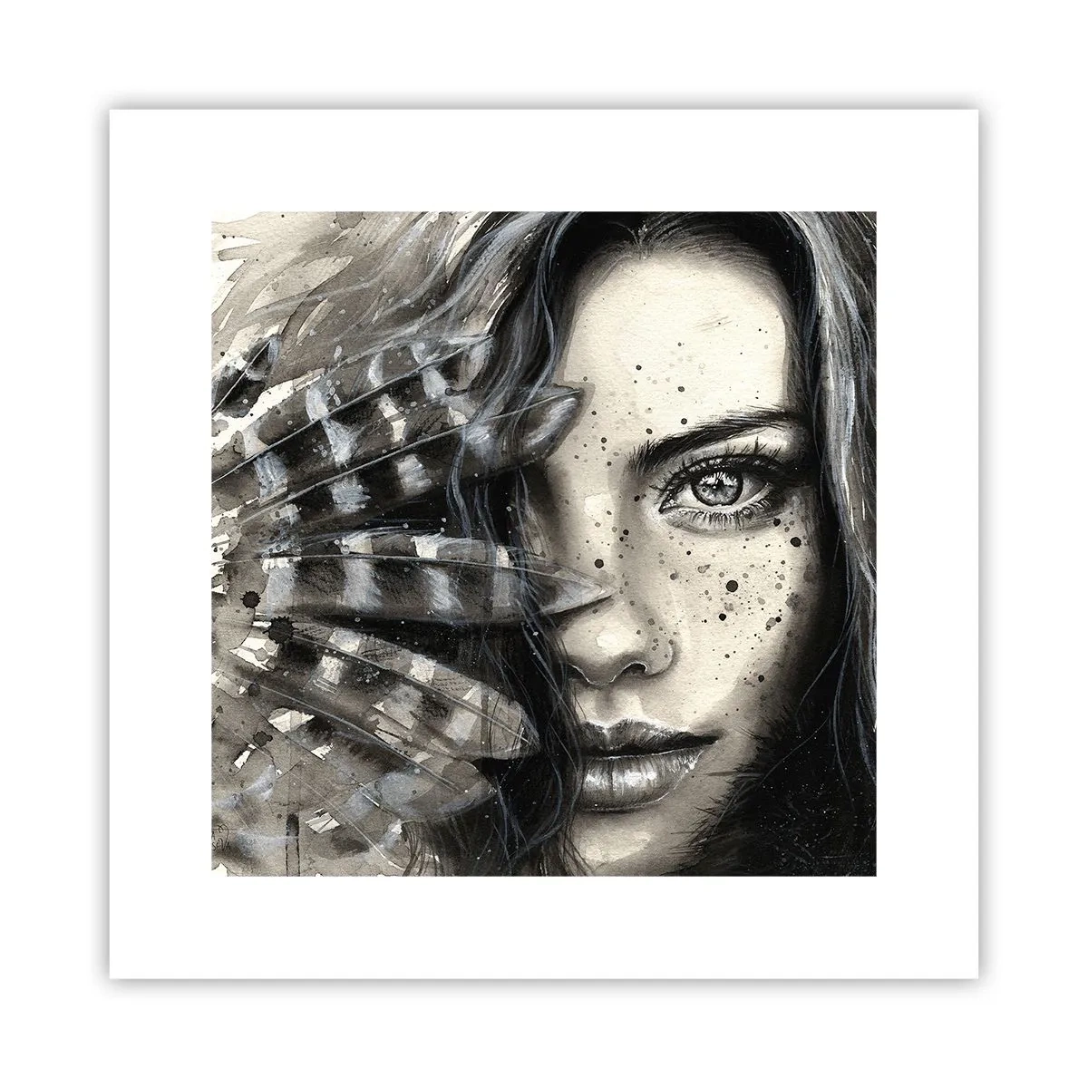 Poster - Wilde Schönheit - 30x30 cm