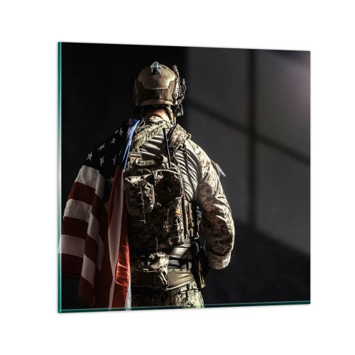 Glasbild - Bild auf glas - Darum - 60x60 cm