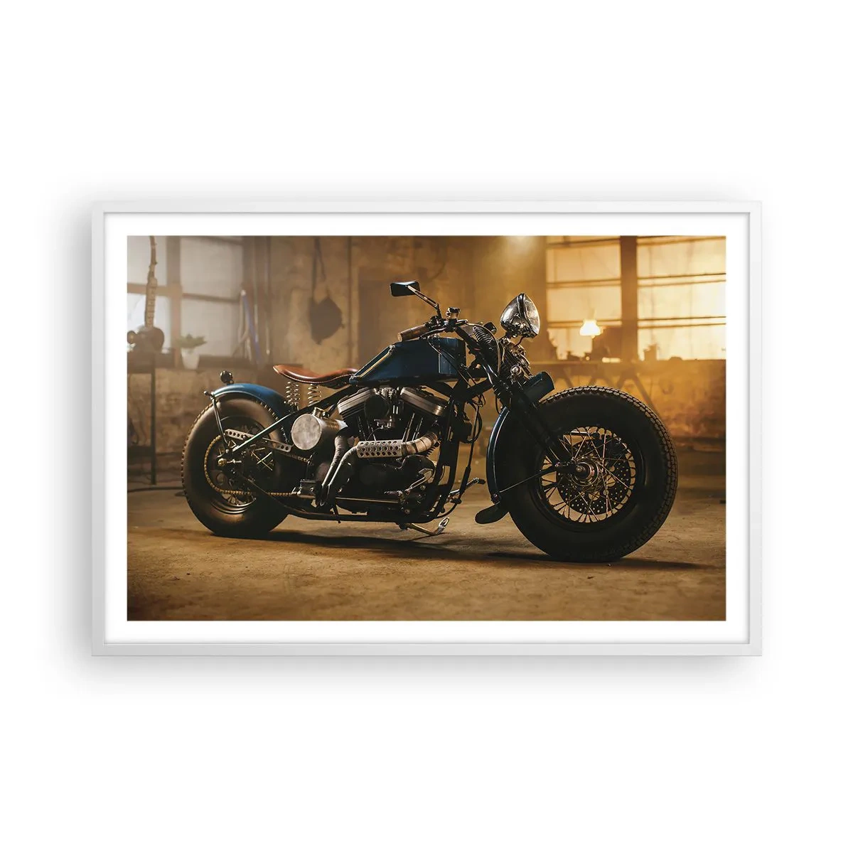 Poster in einem weißen Rahmen - Ich kann alles - 91x61 cm
