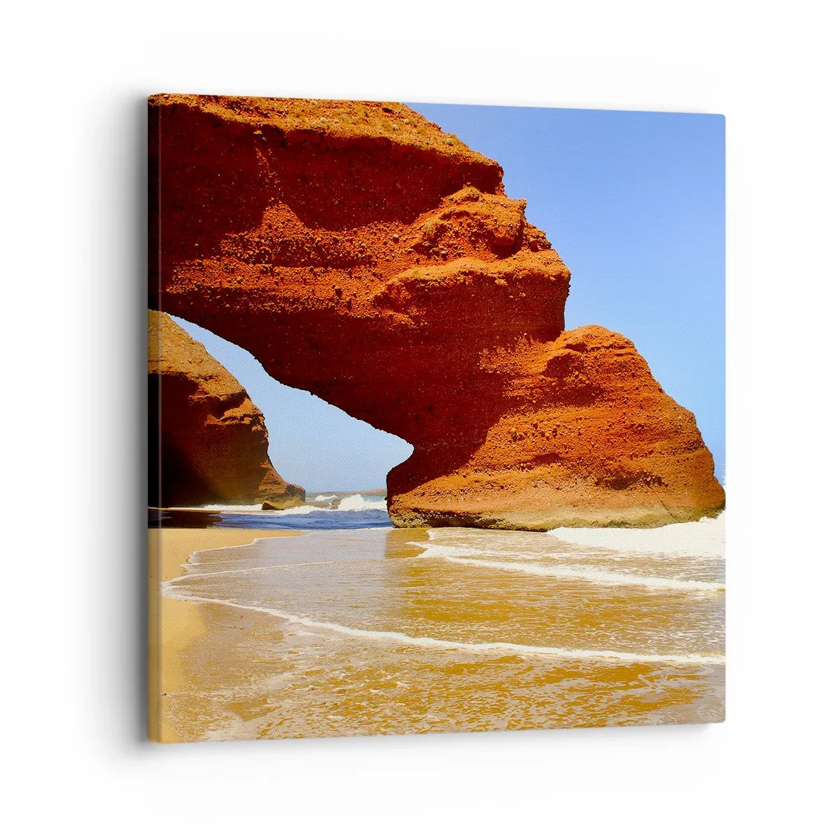 Bild auf Leinwand - Leinwandbild - Wasser und Wind seit Tausenden von Jahren - 30x30 cm