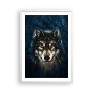 Poster in einem weißen Rahmen - Alpha? Und Omega - 50x70 cm