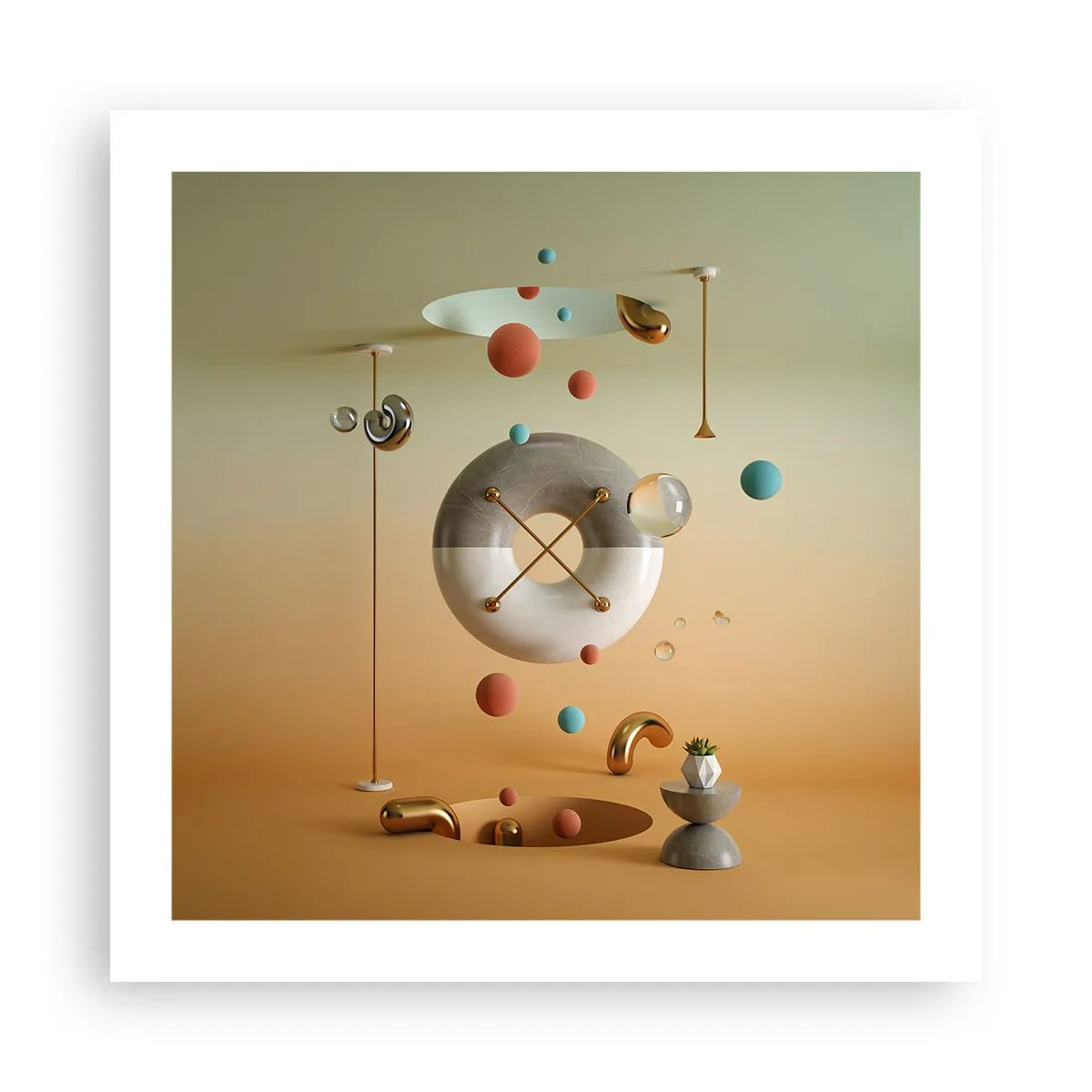 Poster - Alles kann passieren - 50x50 cm