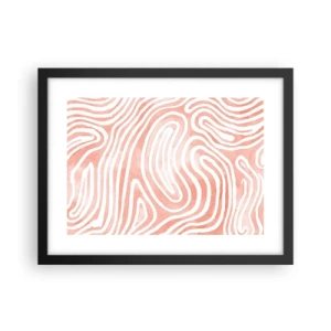 Poster in einem schwarzem Rahmen - Im Korallenlabyrinth - 40x30 cm