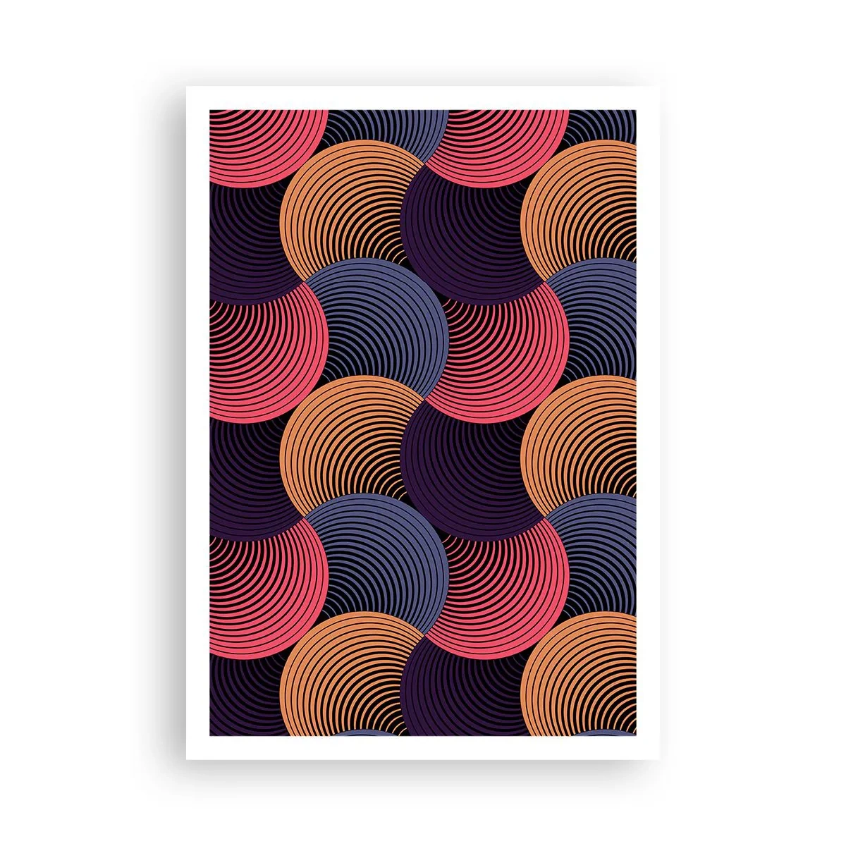 Poster - Im kreisenden Rhythmus - 70x100 cm