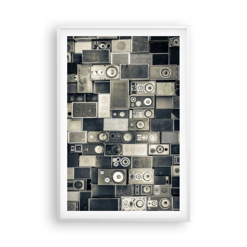 Poster in einem weißen Rahmen - Und es ist alles in Ordnung - 61x91 cm